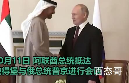 普京给阿联酋总统披上了自己的外套 这意味着什么