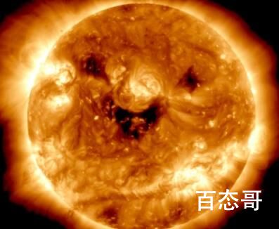 NASA捕捉到“太阳的微笑”  这个笑脸哪里友好明明很恐怖很诡异