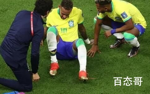 内马尔受伤:脚踝弯成90度 内马尔在足球上值得被尊重